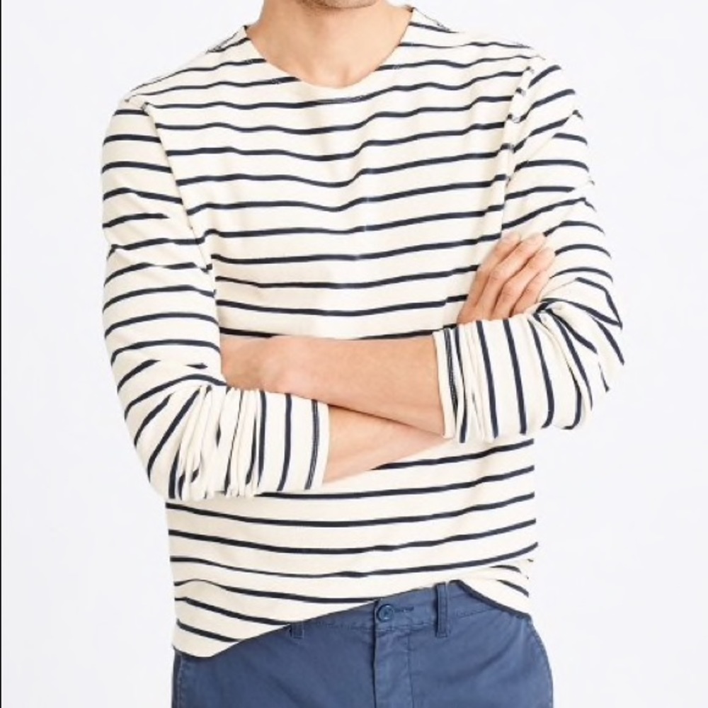 J. Crew Striped Fleece